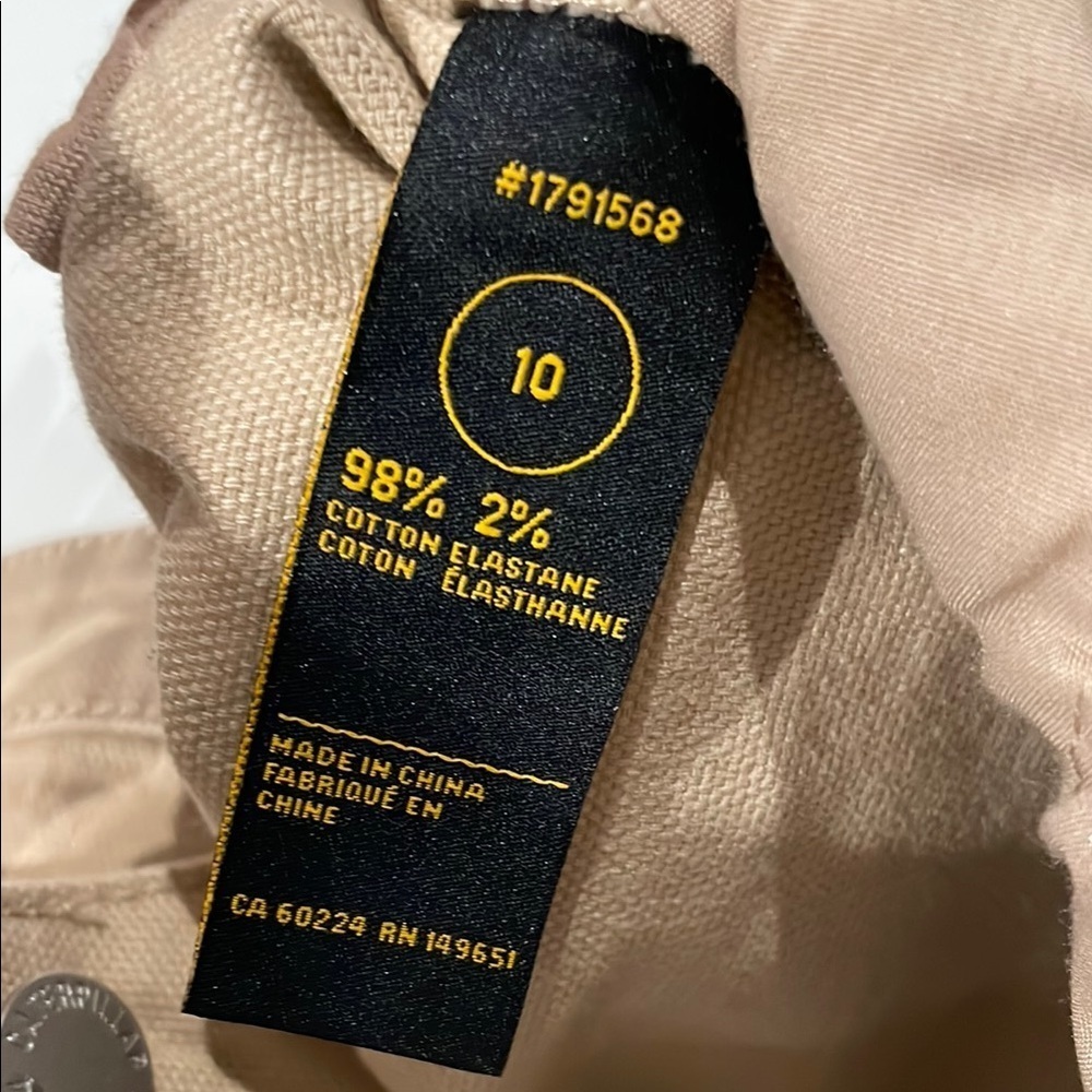 *NEW* with tags Woman’s CATERPILLAR Tan Pants - Picture 3 of 8